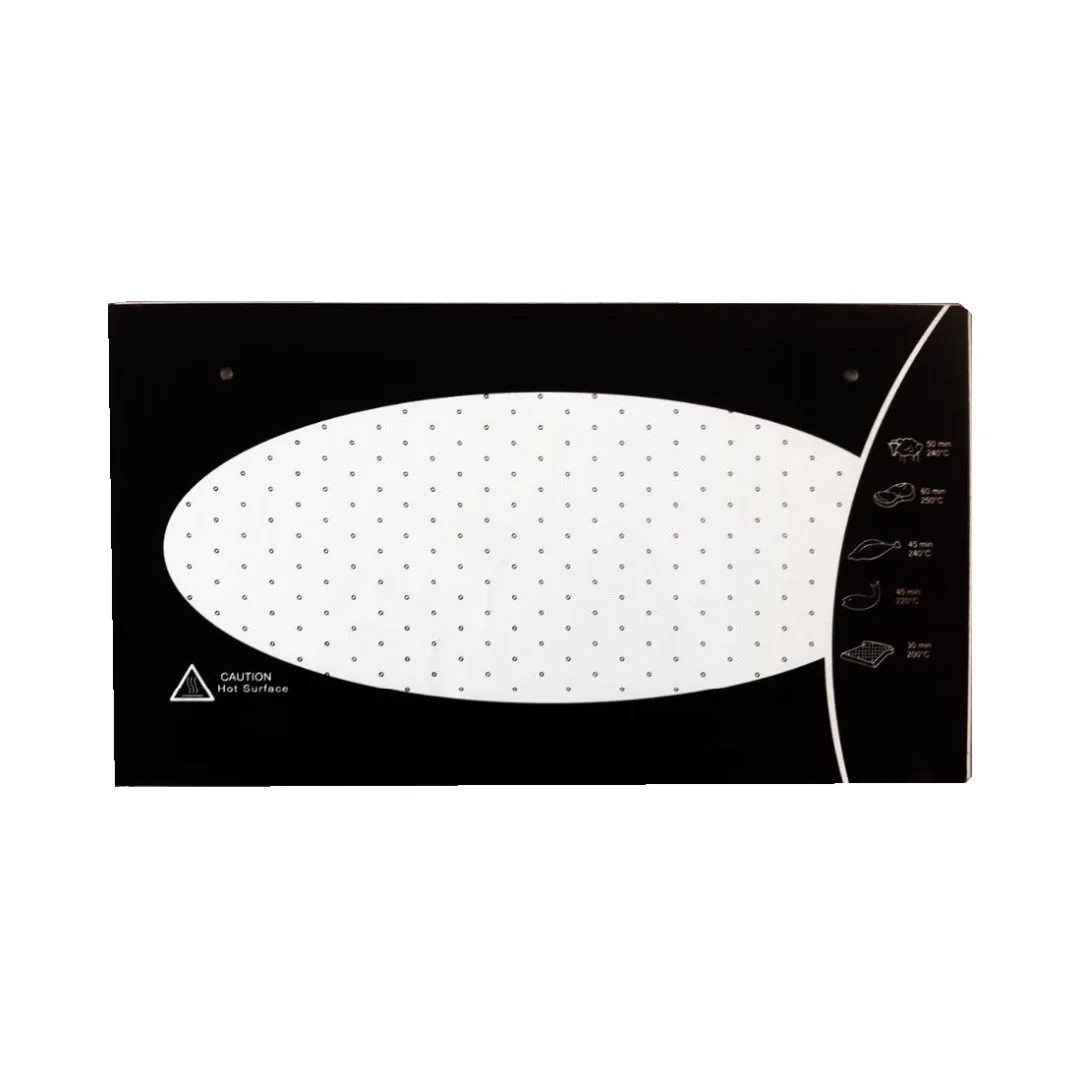 Shandong Factory 3.2mm 4mm Heat Resistant Tempered Glass for Oven Door