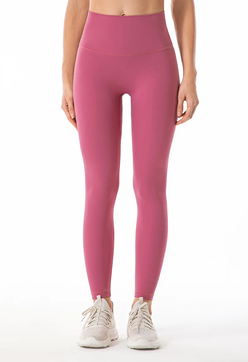 Buttery Soft Yoga Pants Women Lulu Naked Feel High Waisted Comfy Gym Compression Leggings Tummy Control Hip Push Up Workout Pant
