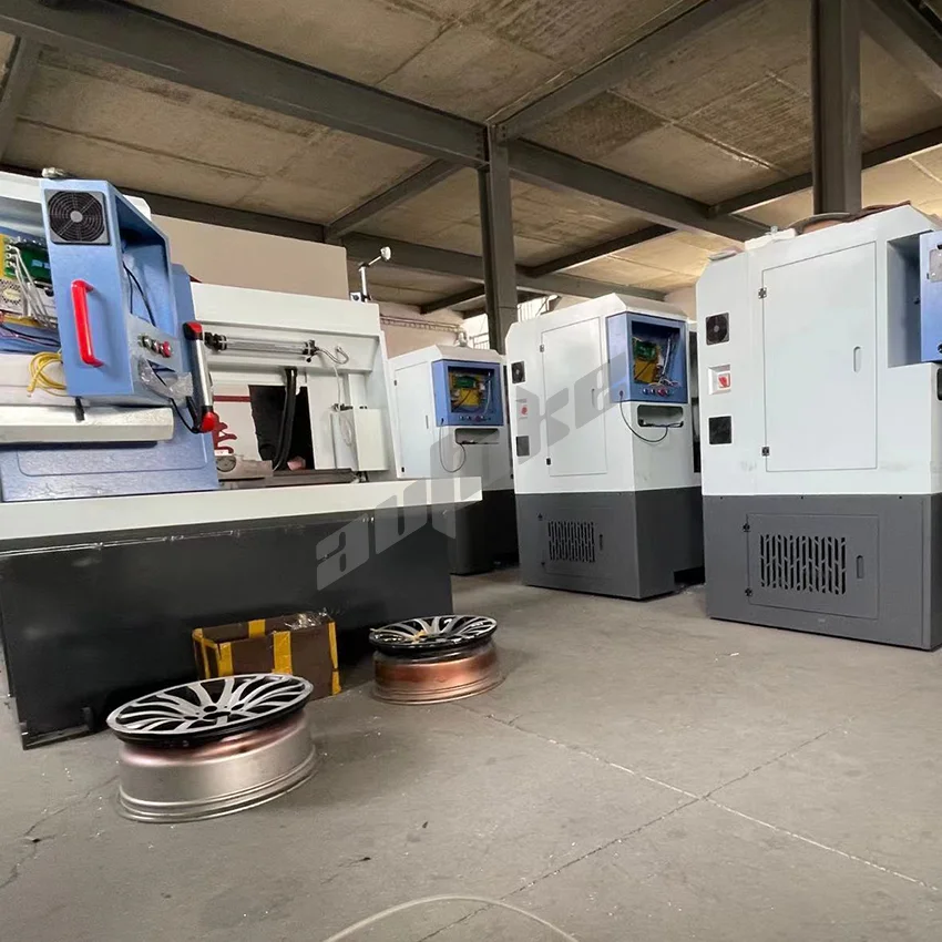 China High Precision Mobile Cnc 24 Inch Wheel Repair Machine Diamond Cutting Lathe Equipment