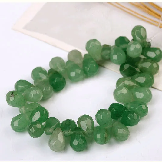 SB7140 сверлые граненые кварцевые бусины из натурального камня