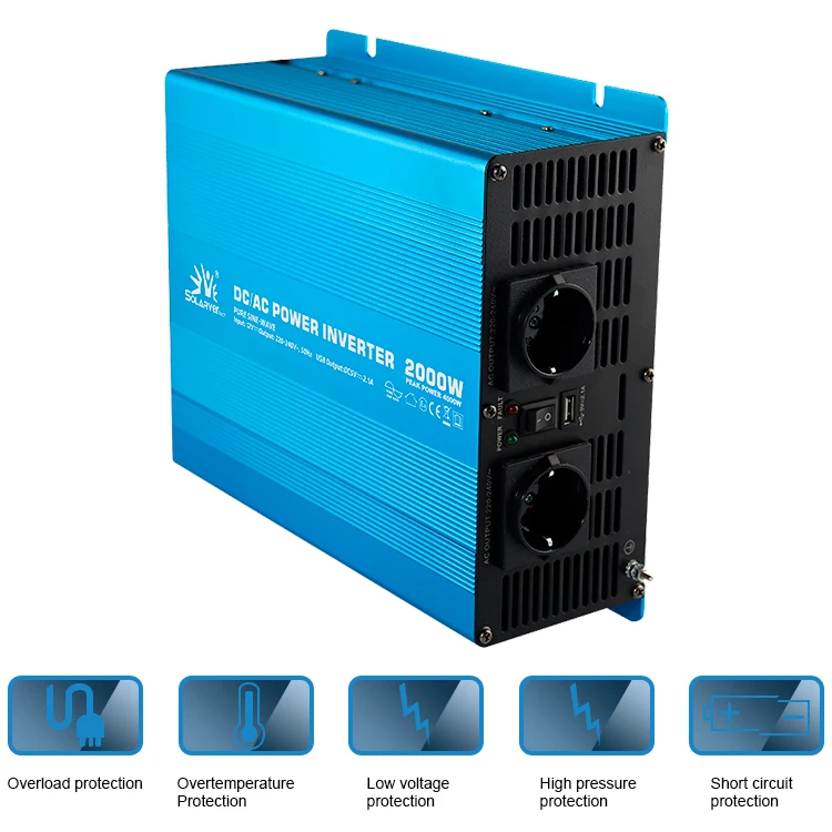 NP2000 2kw 2000Watt power solar inverter board inversor onda senoidal pura 12v  modificada para off grid system