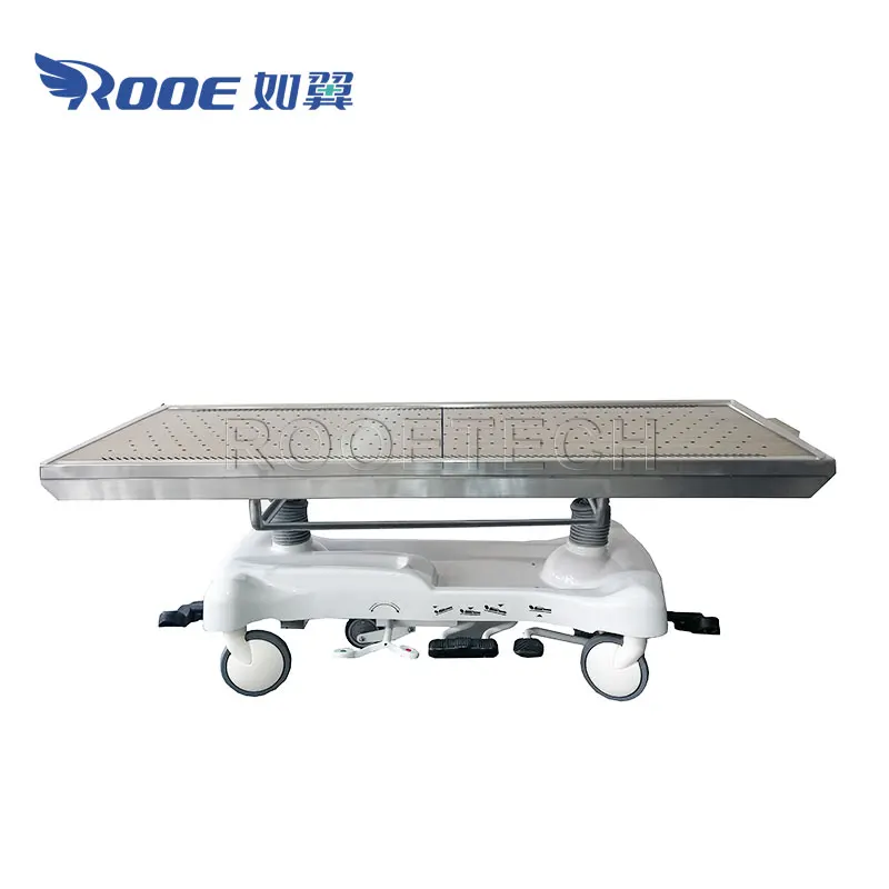 304 Stainless Steel Hydraulic Lift Anatomy Dissection Table with Detachable Perforated Exhaust Drain Countertops