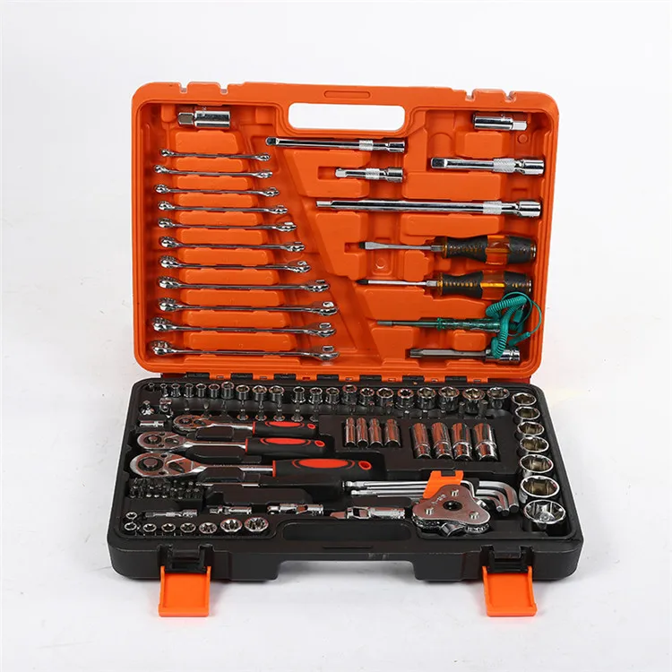 Customized Color Good Quality 121pcs Repair Tool Set  Professional Ratchet Wrench Repair Tools