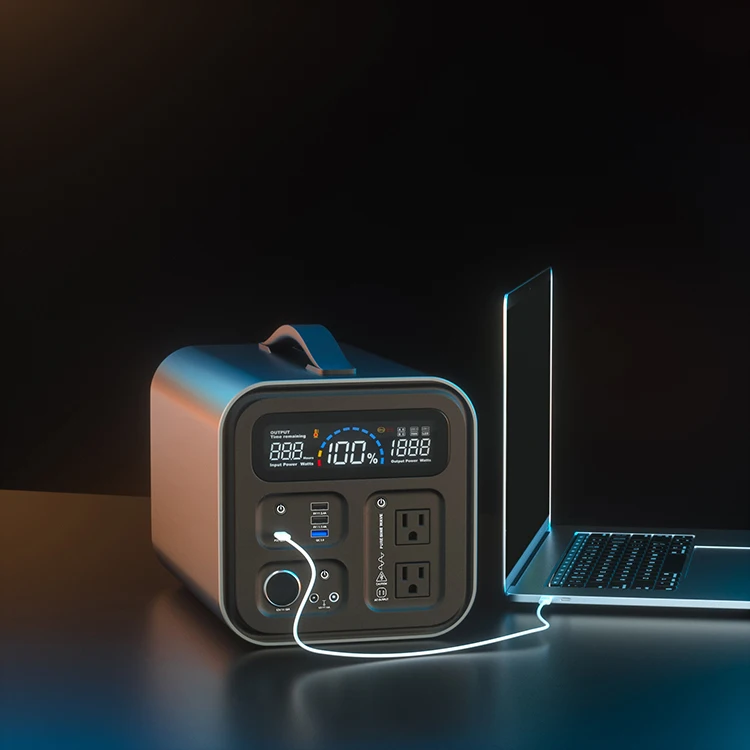 Аккумуляторная резервная электрическая портативная электростанция Gofort UA550 мощностью 600 Вт и 1000 для кемпинга на