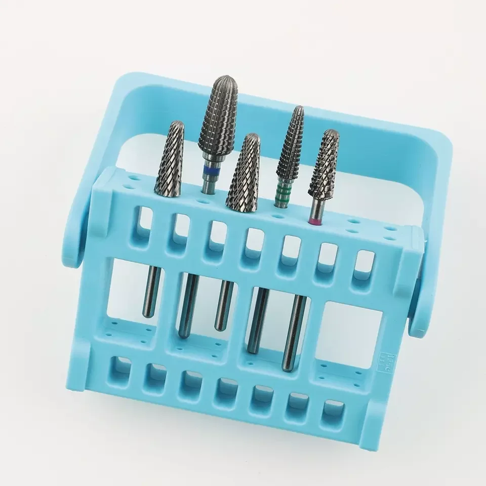 Tungsten Carbide Manicure Tools Accessories Drill Bit Cone For Professional Nails