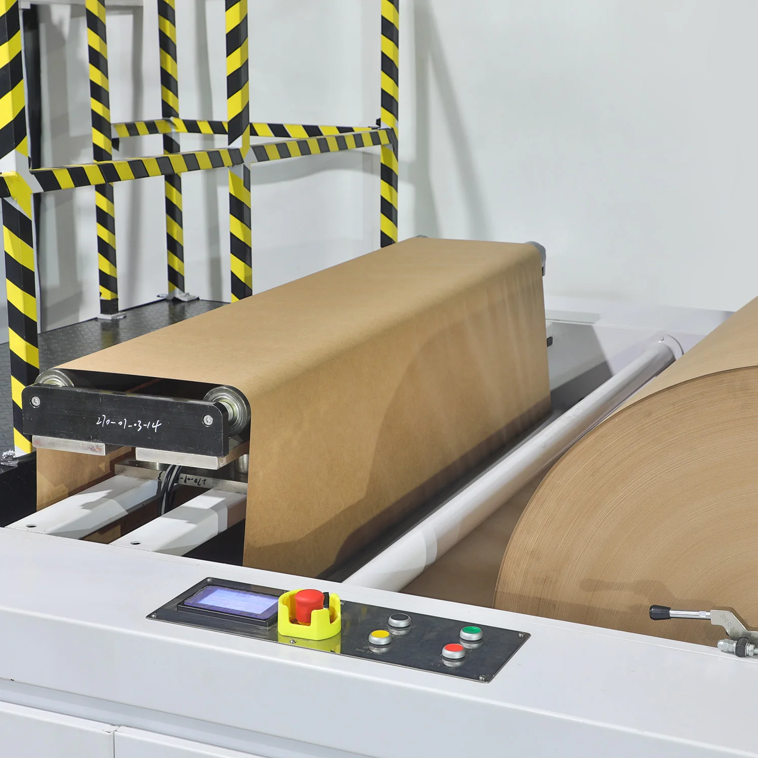 XINKE fully automatic square bottom paper bag making machine kraft with printing