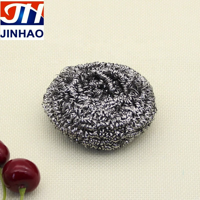 High quality and cheap 12 pcs stainless steel scourer with blister card packing for kitchen cleaning