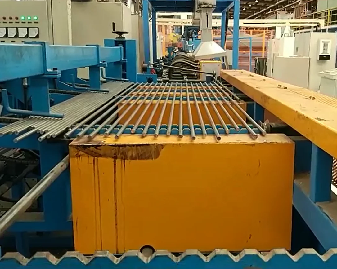 Steel wire induction heating furnace