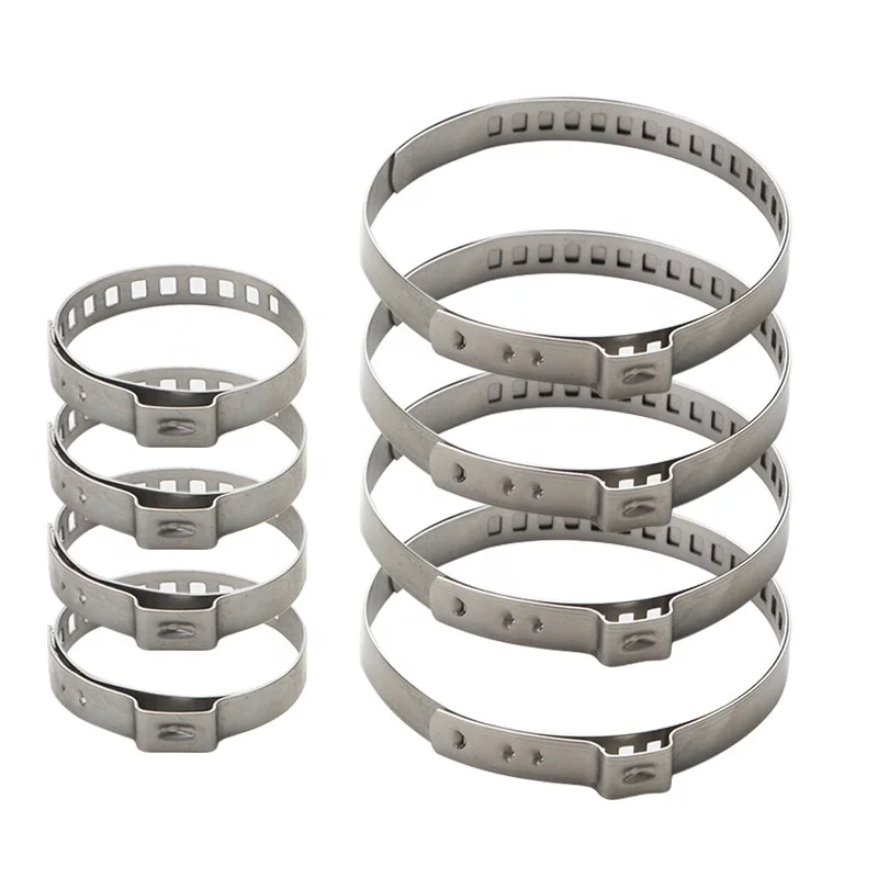 304SS Single Ear Hose Clamps Universal CV Boot Clamp For Driveshaft CV Boot Clips Auto Parts Axle CV Joint Boot Crimp Clamp