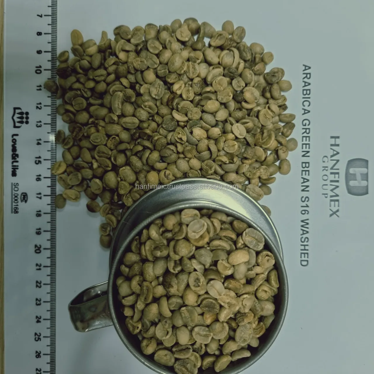 VIETNAM ROBUSTA COFFEE GREEN BEANS UNROASTED S16 WASHED NEW CROP 2023 2024 WHOLESALE LOW PRICE FACTORY HANFIMEX 0084374074818