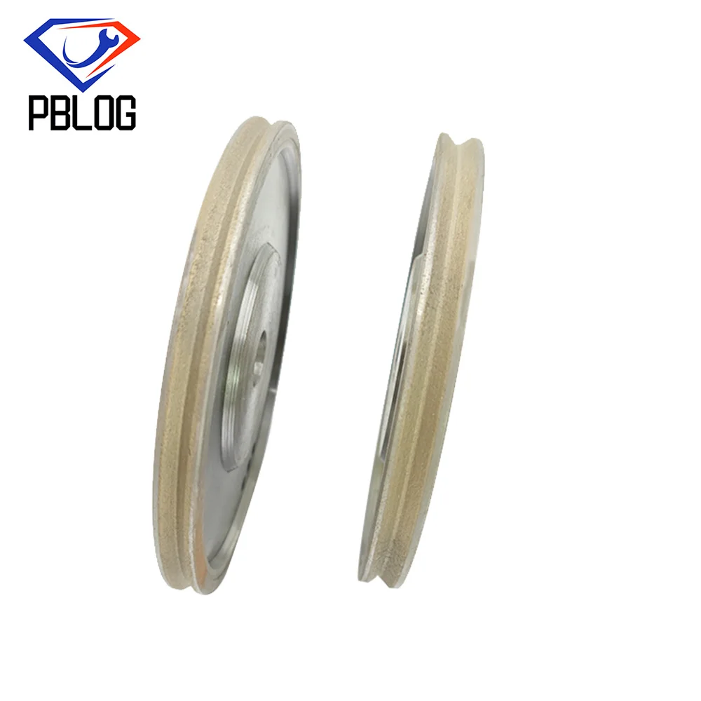 Diamond quality metal binder glass edge forming diamond grinding wheel disc V shape