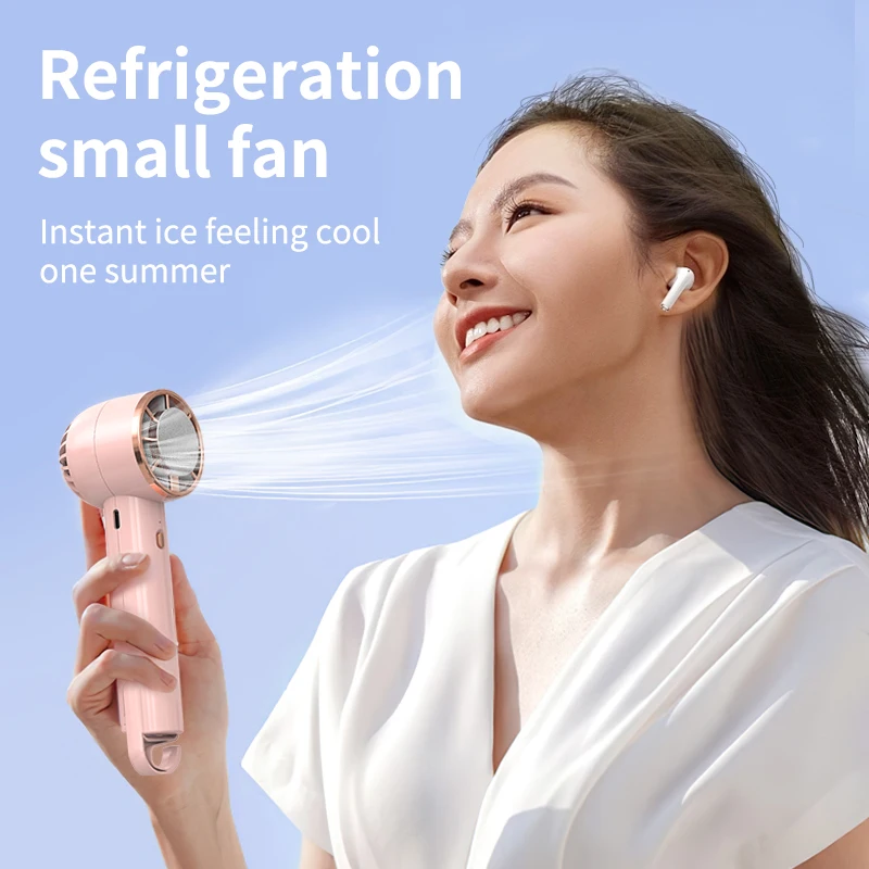 2024 New cooling mini  fan Portable Fans Mini Handheld Cooling Fan