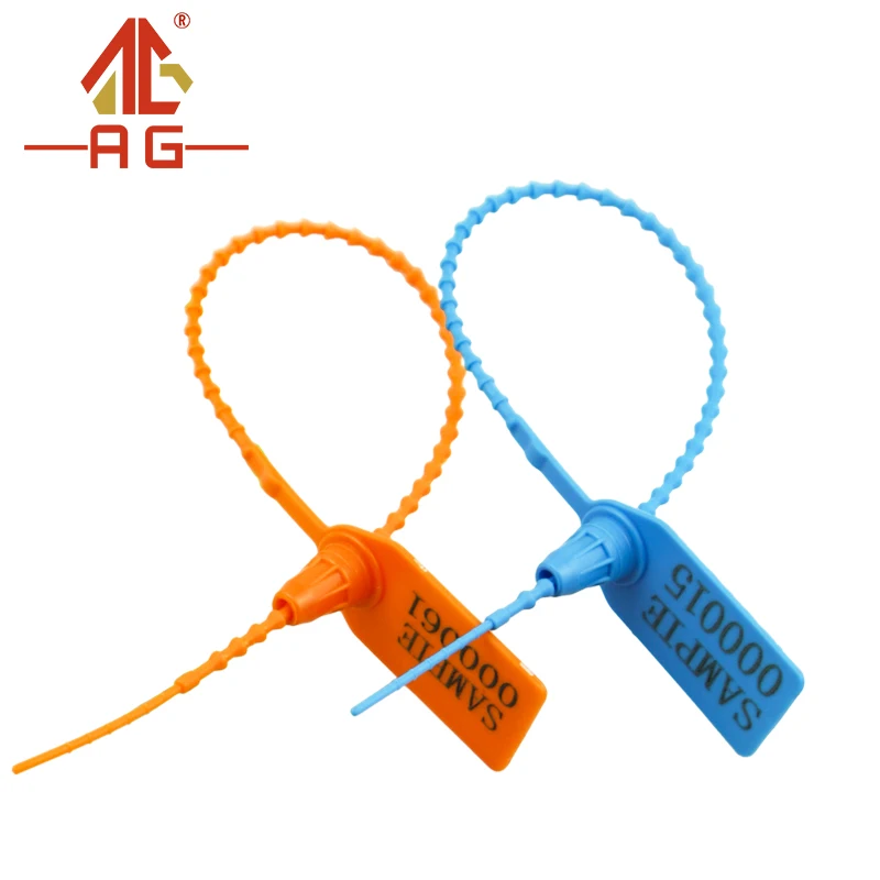 AG-Z025 Airtight Seal Plastic Bag Plastic Seal Plastic Beaded Disposable Tamper Seals