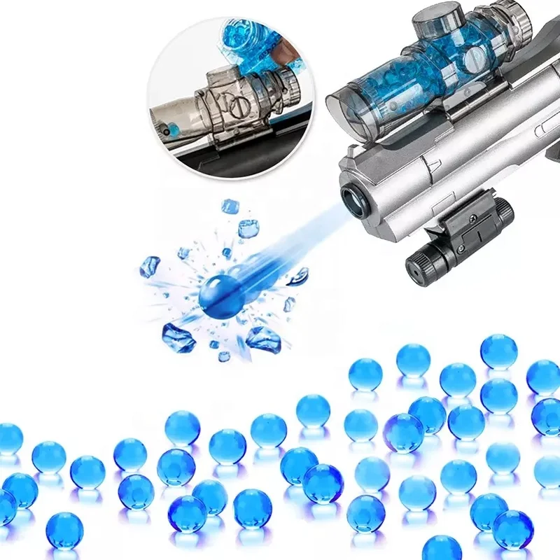 Refill Ammo Bullet 7-8MM 2-2.5MM Size Gel Beads Wholesale 210000 Water Beads For Toy Gun Blaster