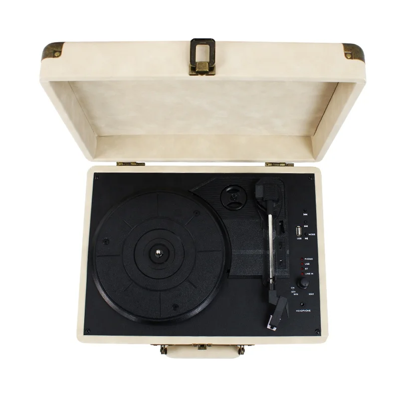 Factory turntable record player for global retailers online store and vinyl record company