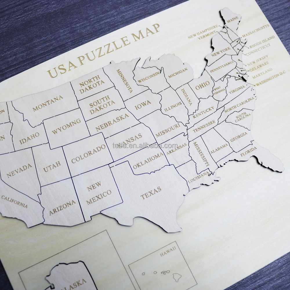 wholesale children education wooden world maps