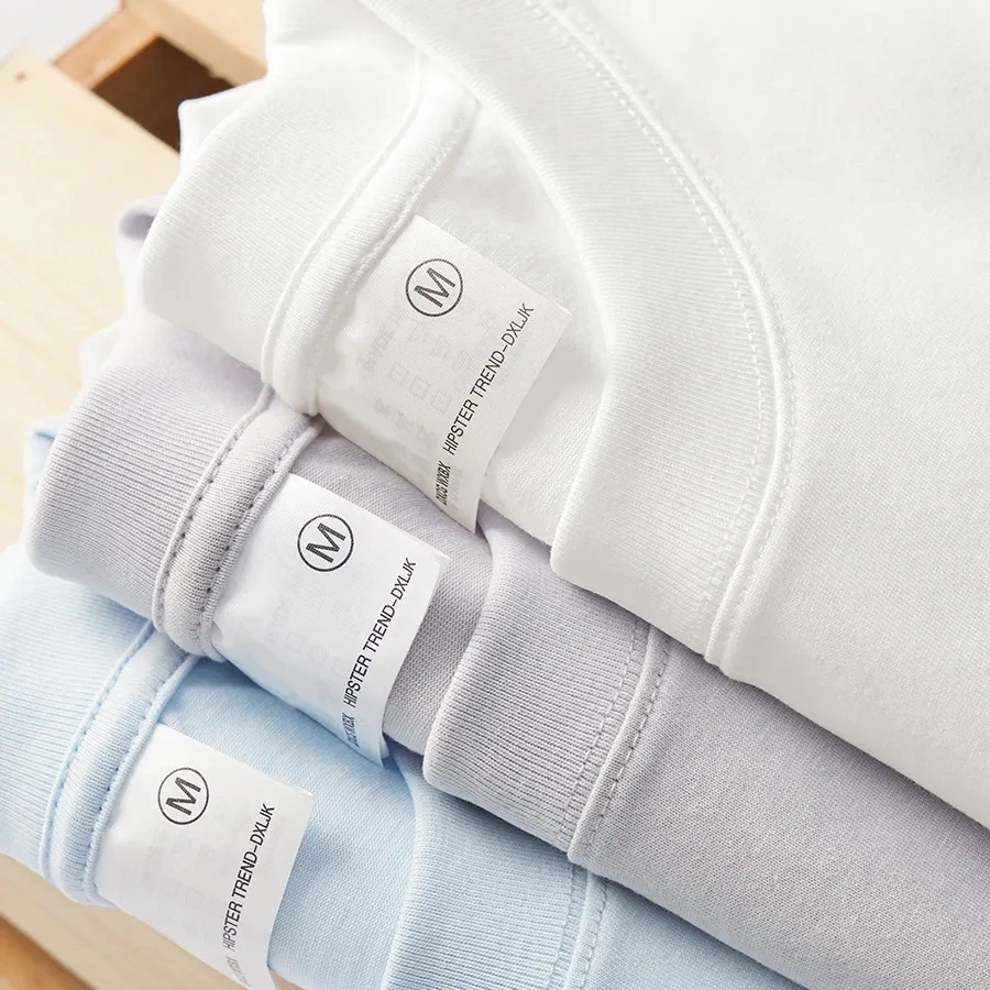 wholesale High quality custom 250 gsm 100% cotton blank T shirt heavyweight streetwear plain T shirt oversize tee shirts for Men
