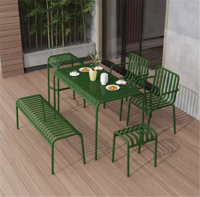 PRONEO Outdoor furniture china balcony courtyard leisure outdoor chair table garden set combination