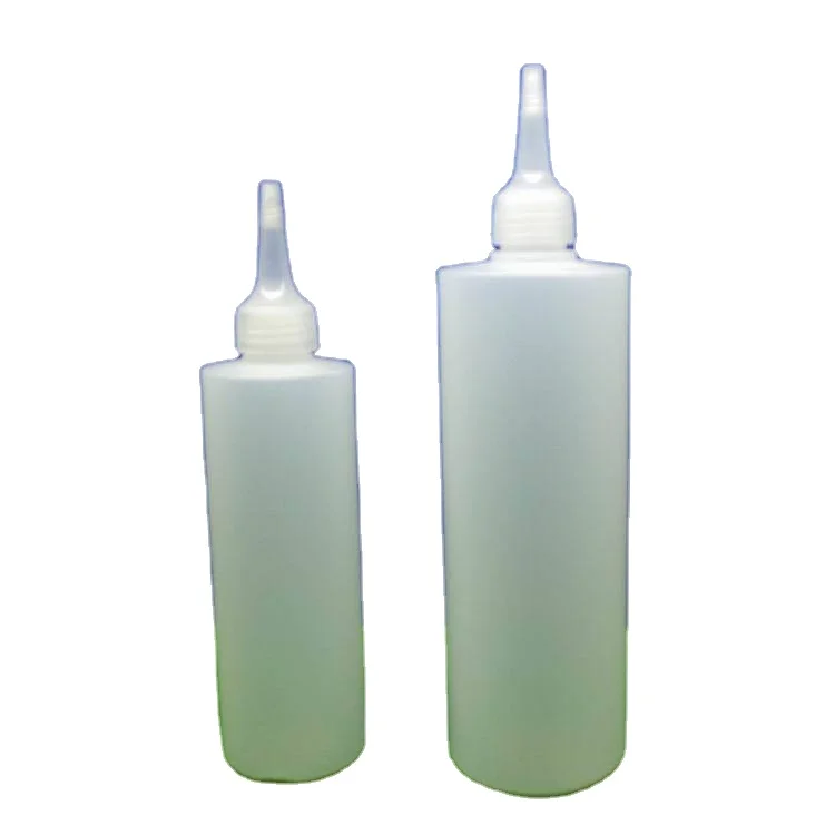 Wholesale 30 50 60 80 100 300 500ML HDPE LDPE plastic squeeze travel bottles with plastic screw caps