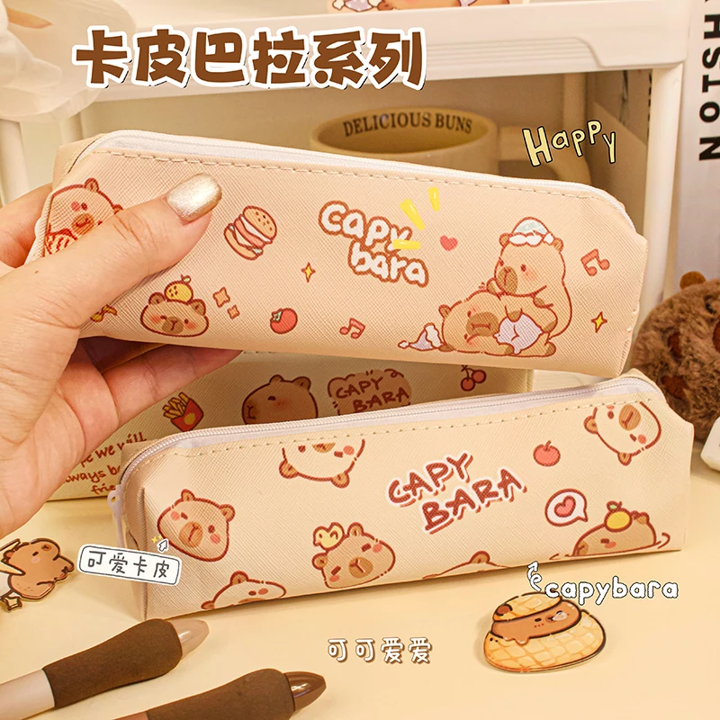 Ins High Appearance Level Stationery Bag Student Pen Bag Kawaii Stationery Wholesale Cheap Pencil case for Girls to School Cute