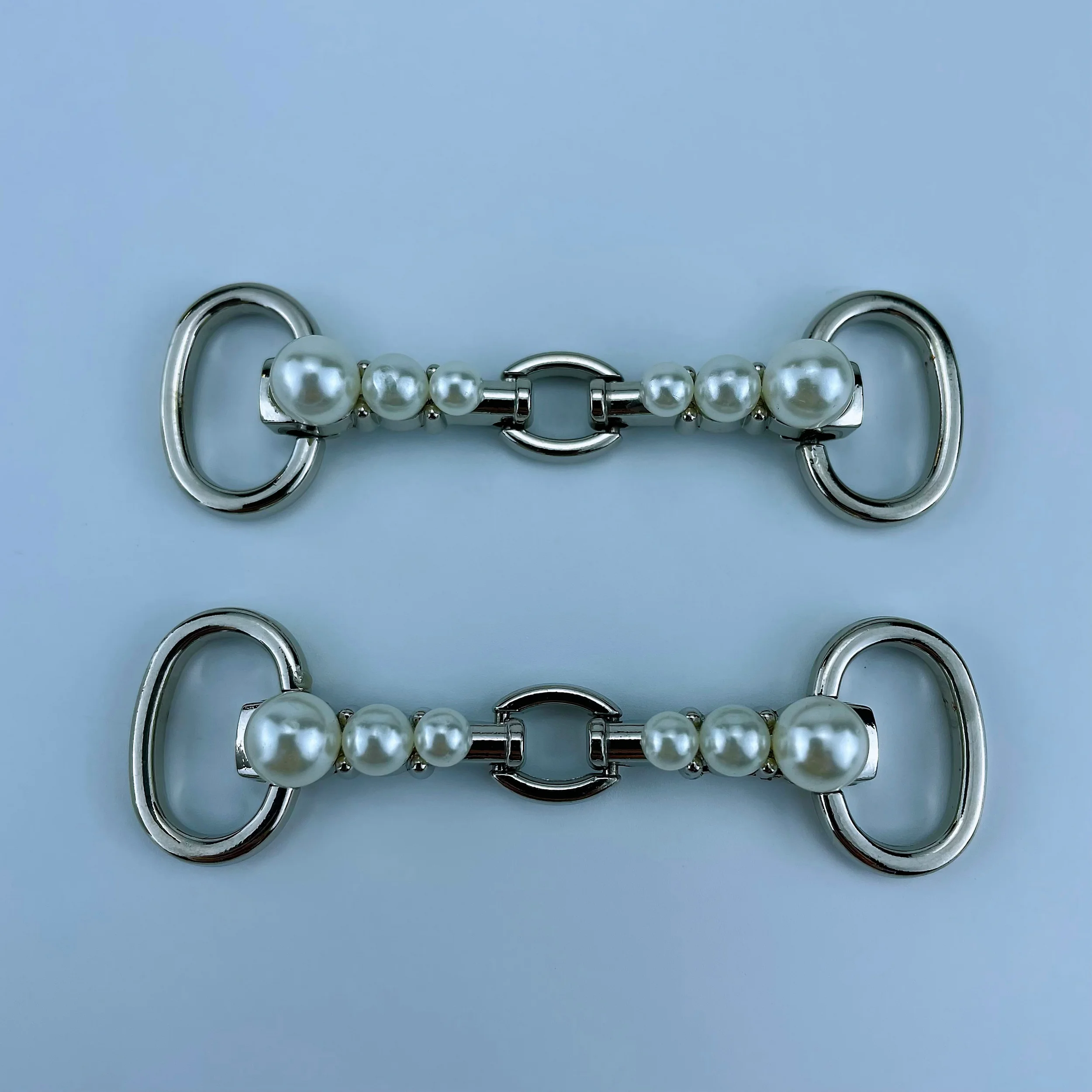 Pearl Buckles Rings for Adjustable Belt Webbing Strap Garments Accessories Zinc Alloy Metal Super Quality Customized Plating
