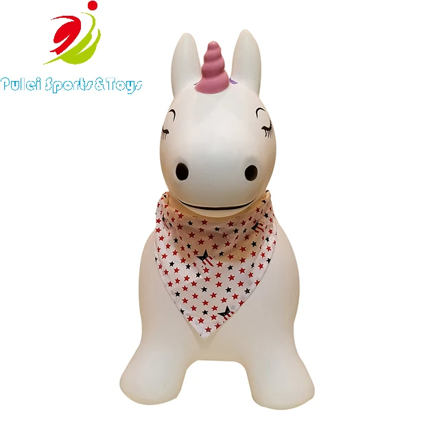 Good quality PVC inflatable bouncing unicorn toys for children