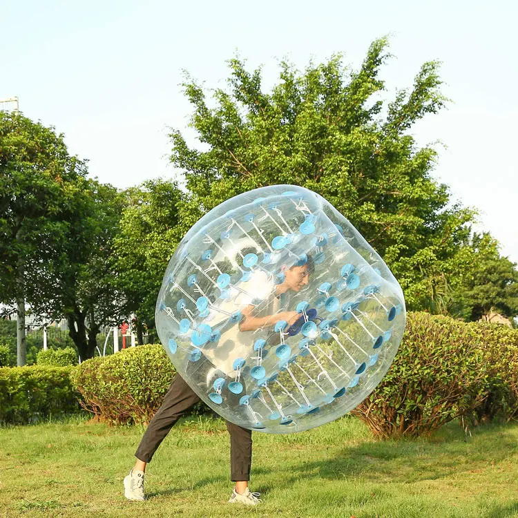 Outdoor Entertainment Game 0.8Mm Cold Resistant Pvc Blown Up Inflatable Bumper Ball For Chriden And Adults