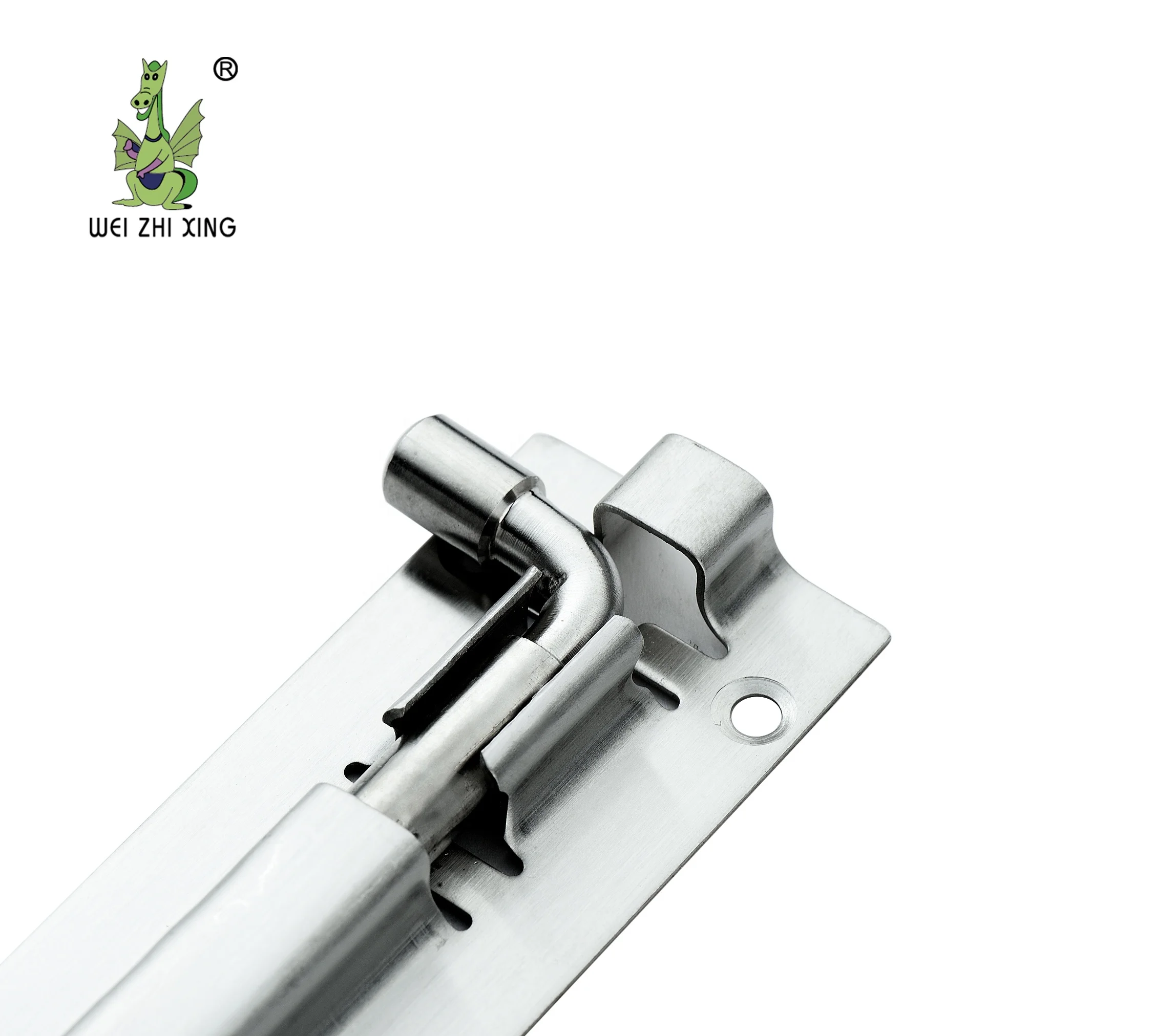 Stainless steel security spring  tower bolt lock  sliding drop latch