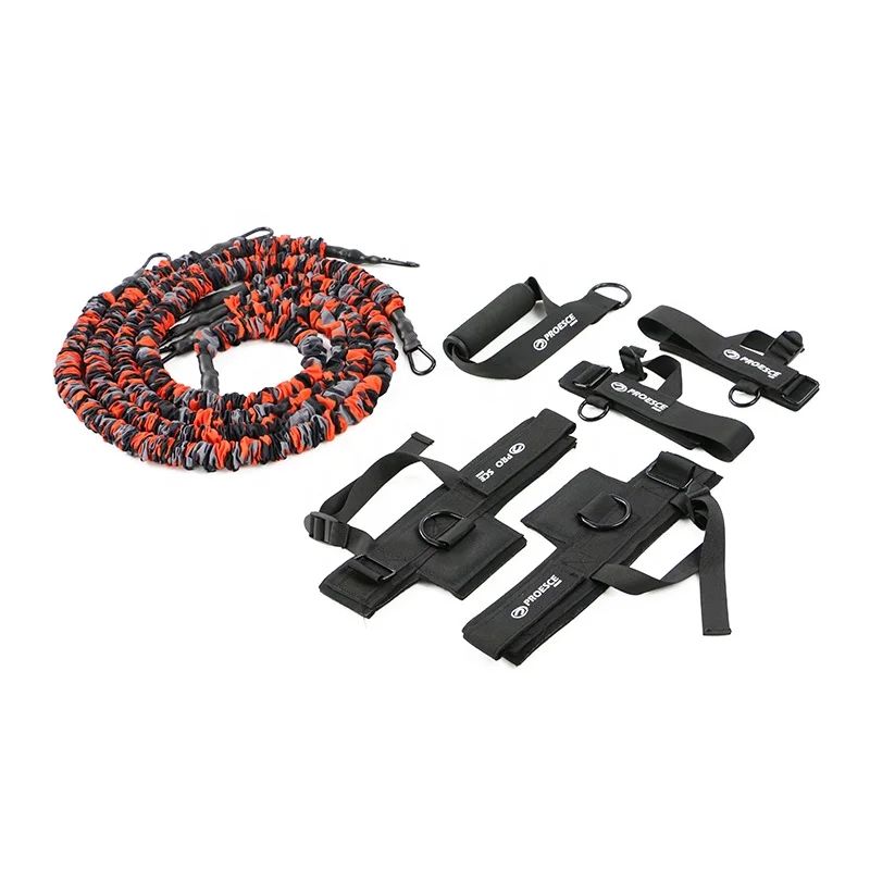 Resistance Stretcher Pull up Ropes Chest, Leg Expander with Fabric Cloth Cover Custom Logo Muscle Groups Yoga Home Gym Exercise