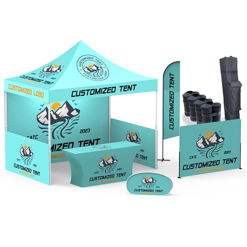 Factory Price Manufacturer Supplier Frame Trade Show Canopy Outdoor Tent 40MM Hexagon Aluminum Tent