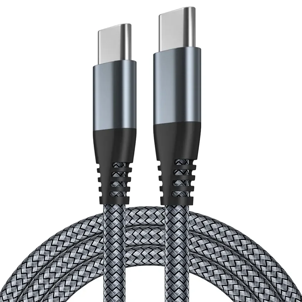 Hot Sale 1m 3A Fast Charging Metal Cable USB C to USB C for Samsung Cable Charger