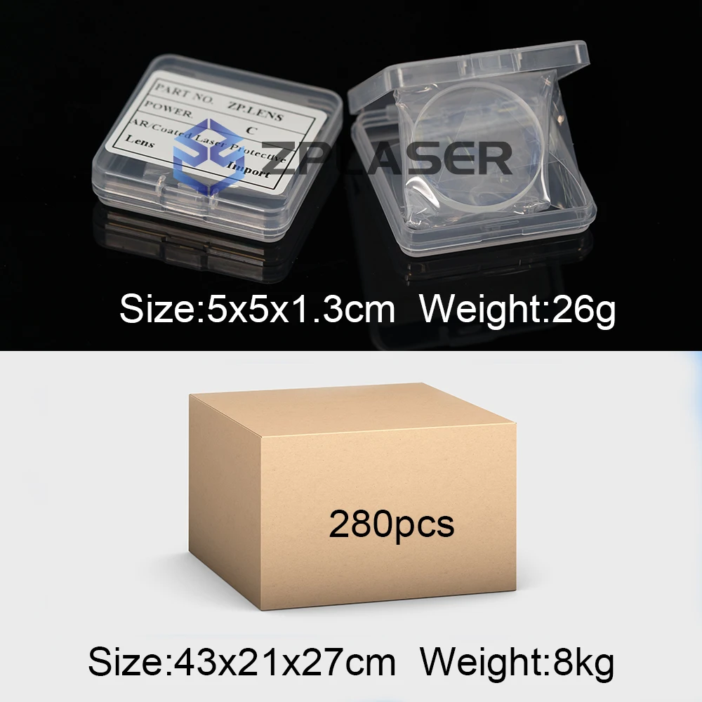 [High-quality] ZPLASER Optical laser equipment parts quartz D50*2mm Laser protective lens windows For High power welding machine