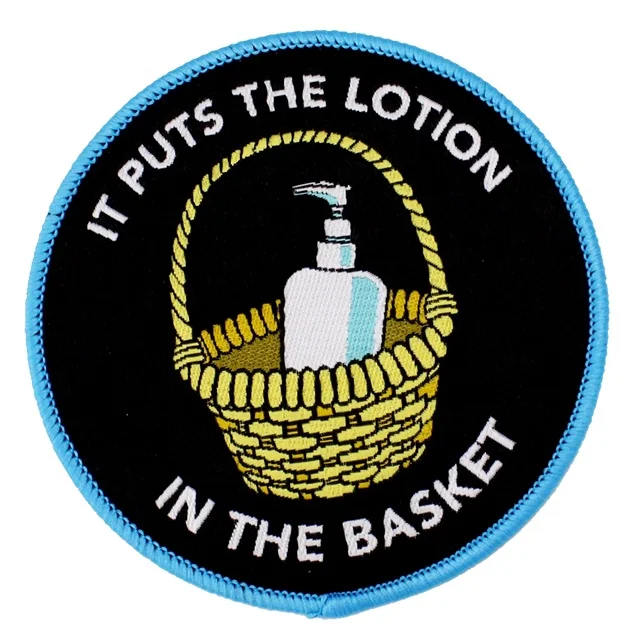 Verified Factory Wholesale Custom Brand Logo Black Merrow Border Machine Woven Patches Stick Sew on for Jacket Clothing