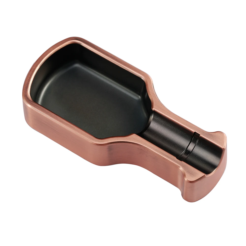 JIFENG JF-TZ242 Simple cigar ashtray and cutter set 2 in 1 metal promotion gift set for cigar accessories