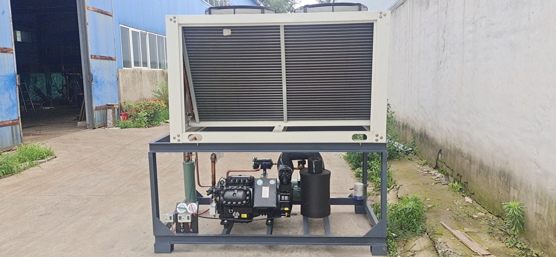 Low Noise Compressor Piston Air-cooled Refrigeration Unit Cold Storage Freezing Equip Heat Exchanger Condensing Unit of Copeland