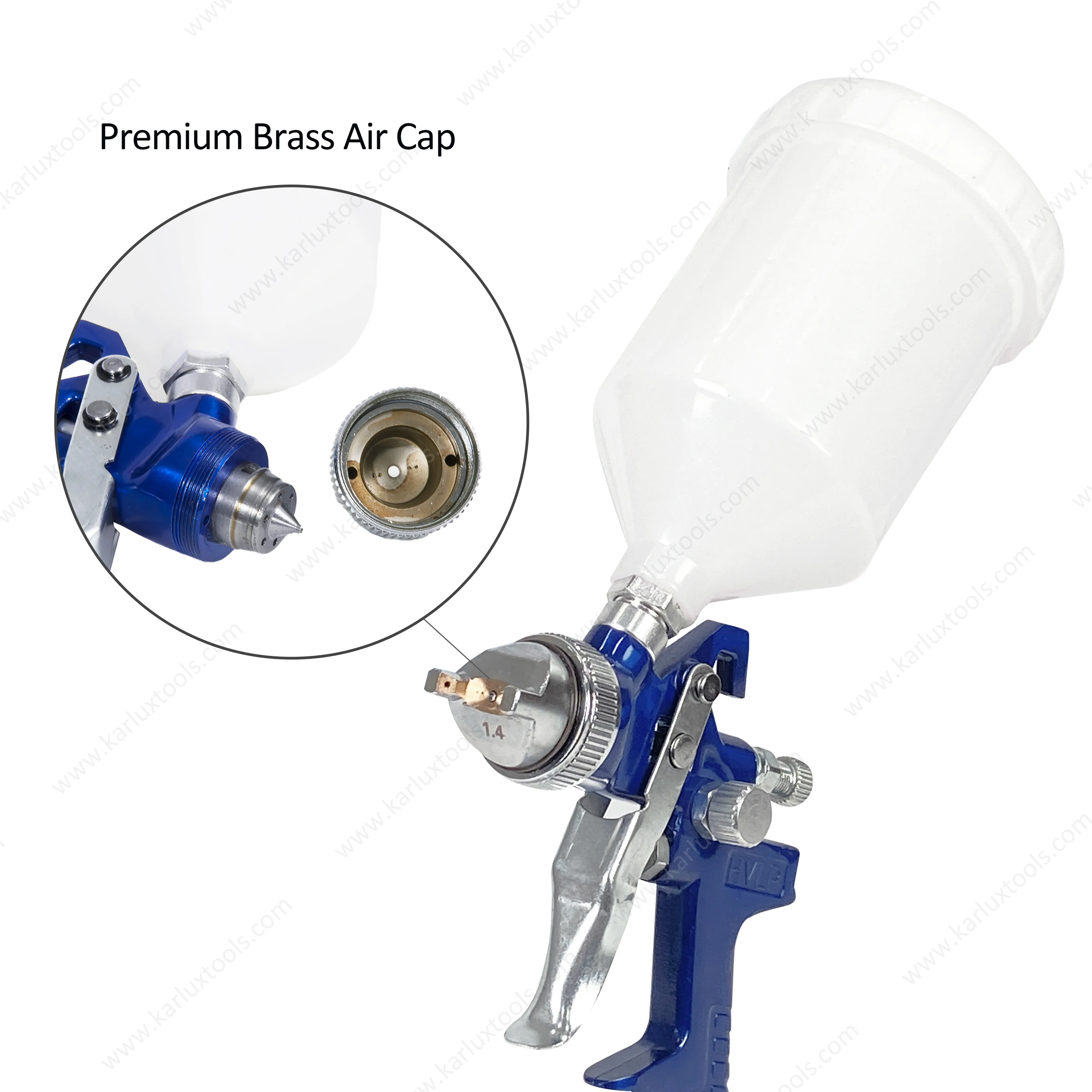 HVLP Air Pneumatic Gun Professional Car Paint Tool Pistol Air Spray Gun