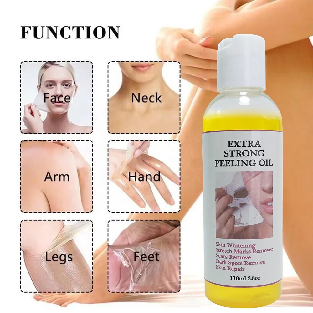 Private Label Skin Revitalizer Yellow Orange Peeling Oil For Face And Body