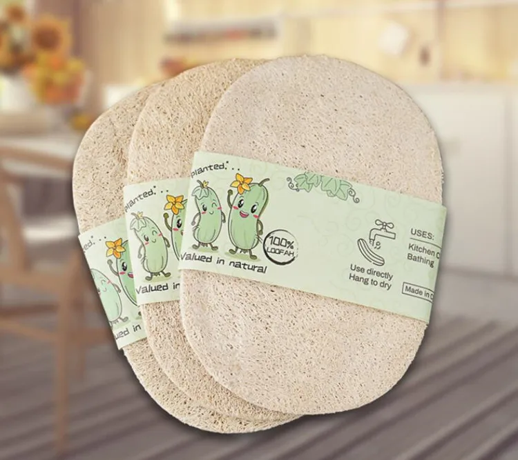 
100% Natural Body Detergent Polisher Loofah Exfoliating Shower Sponge bath loofah sponge 