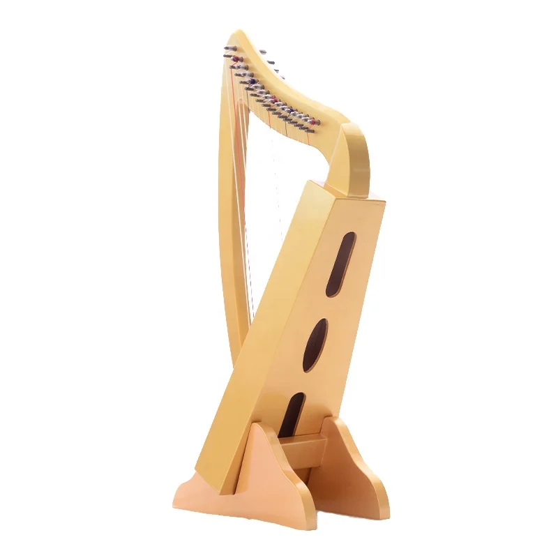 Hot Selling Professional 16-String Portable Irish Harp Small Beginner Kid-Friendly Lyre Mini Harp Instrument on Sale
