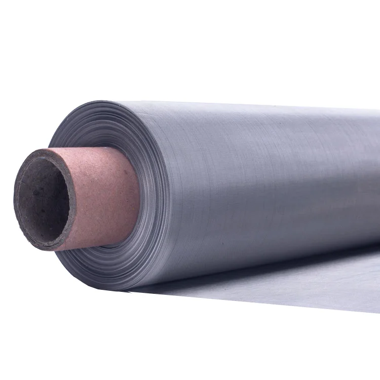 304 316 Ultra fine metal woven screen mesh high quality filter net wear-resistant plain weave wire mesh