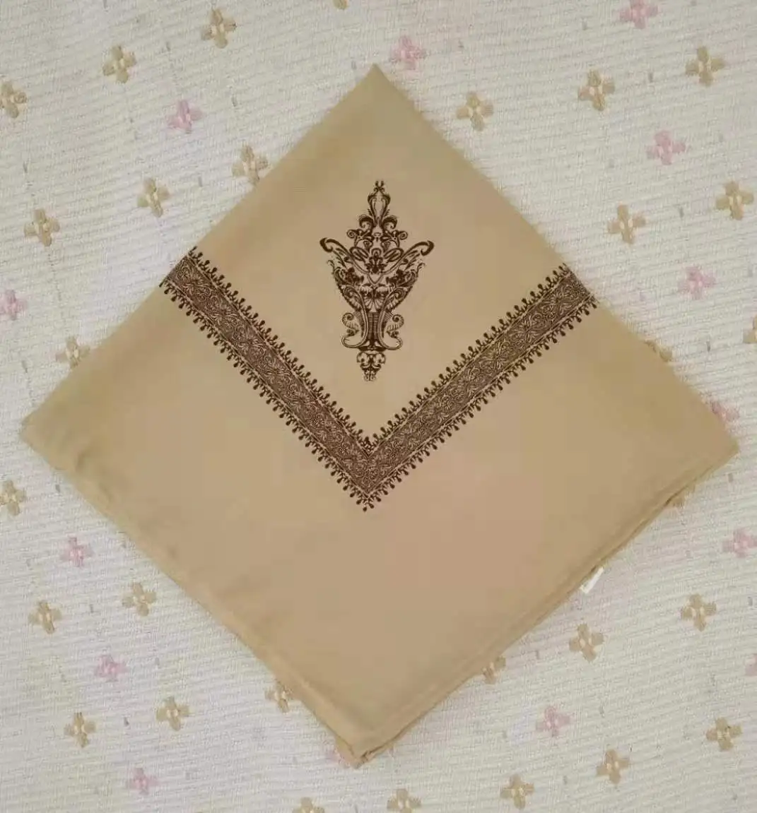 Wholesale Arabic men Scarf Muslim Islamic printed square omani masar scarf Men turban Praying Hat travel Head Scarf