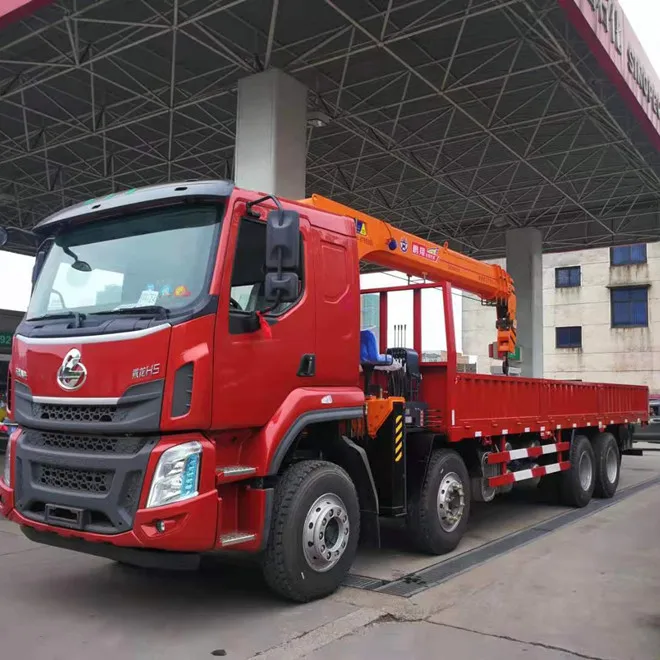 Hot Sale Multifunctional truck with crane 14 Ton Telescopic Arm Block Manipulator truck mounted crane