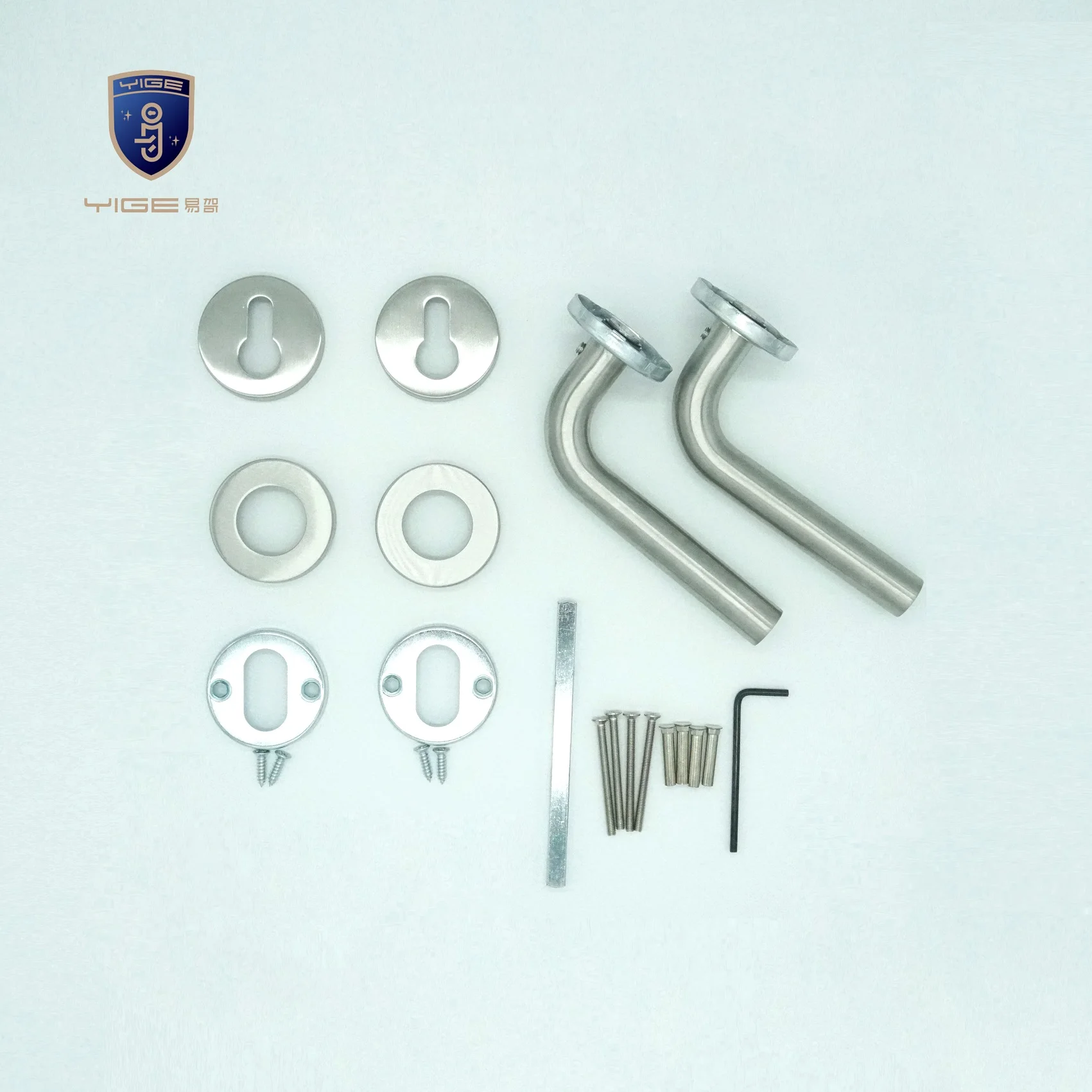 European style 19mm tube lever stainless handle