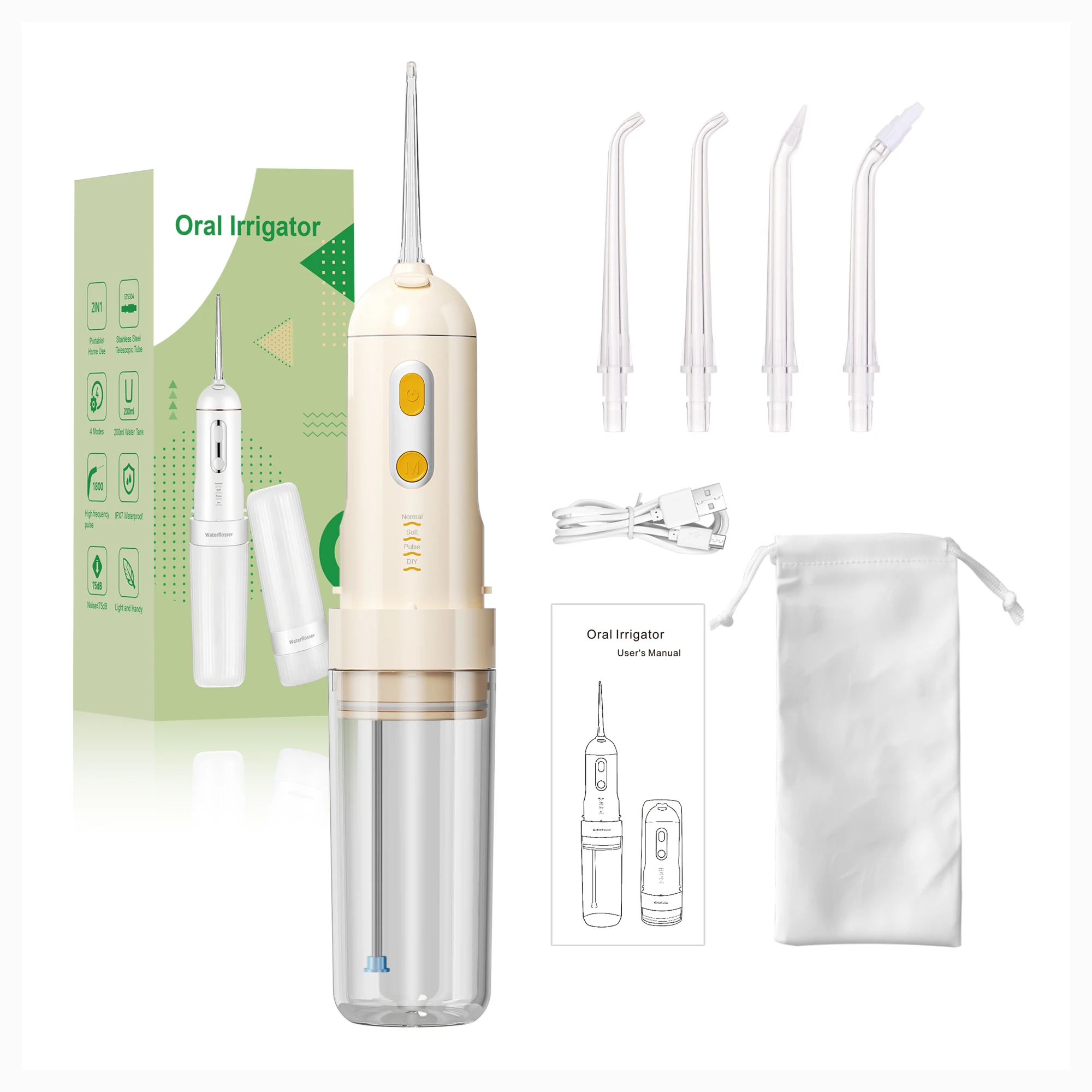 Hot Selling Water Flosser USB Charge Port Dental Flossers Oral Irrigator For oral Care