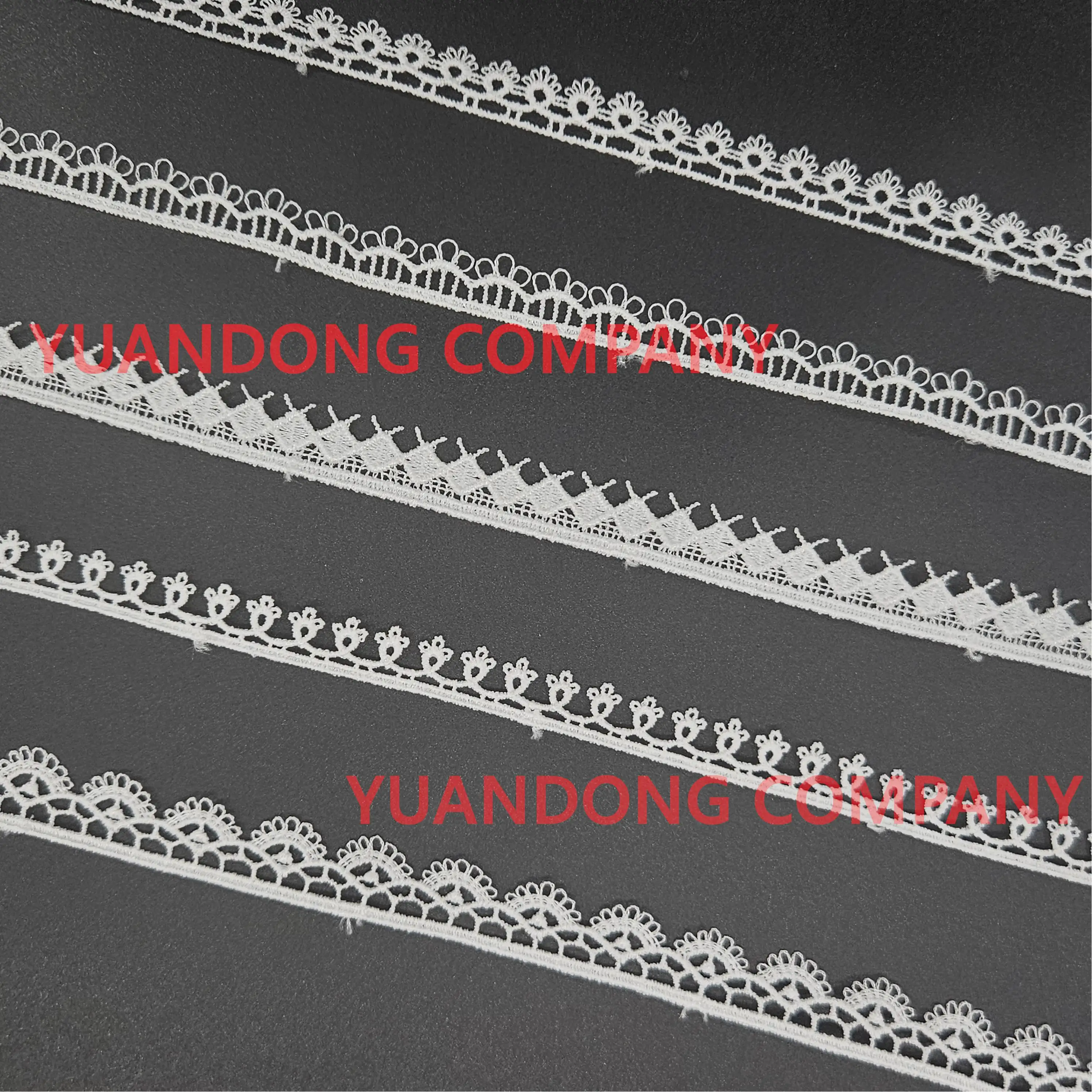Wholesale High Quality Crocheted Lace Water Soluble flower lace fabric for wedding