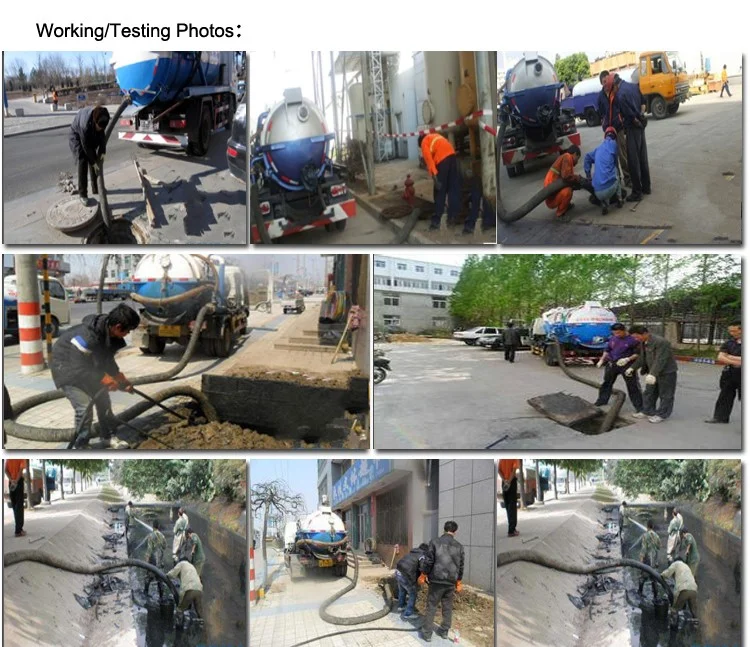 Dongfeng 6X4 15cbm 4000galons High Pressure pump Sewage Suction Sludge Vacuum Tanker Cleaning Fecal Truck with low price