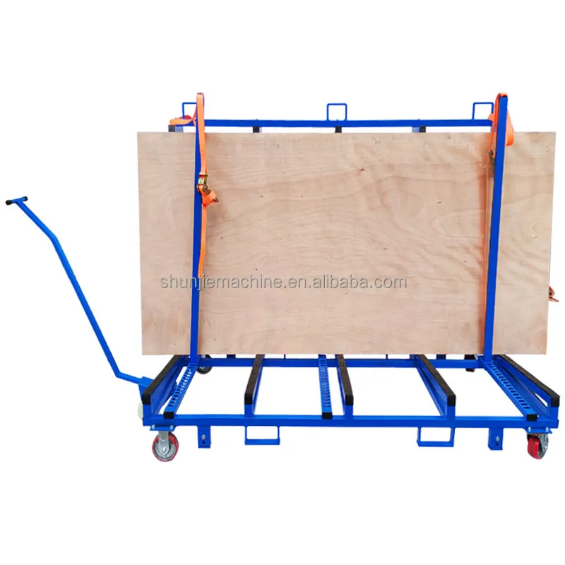 Customize 3300-5500 lb  Single Sided A Frame Glass Cart Stone Transport Rack with wheels Door Window Moving Stand