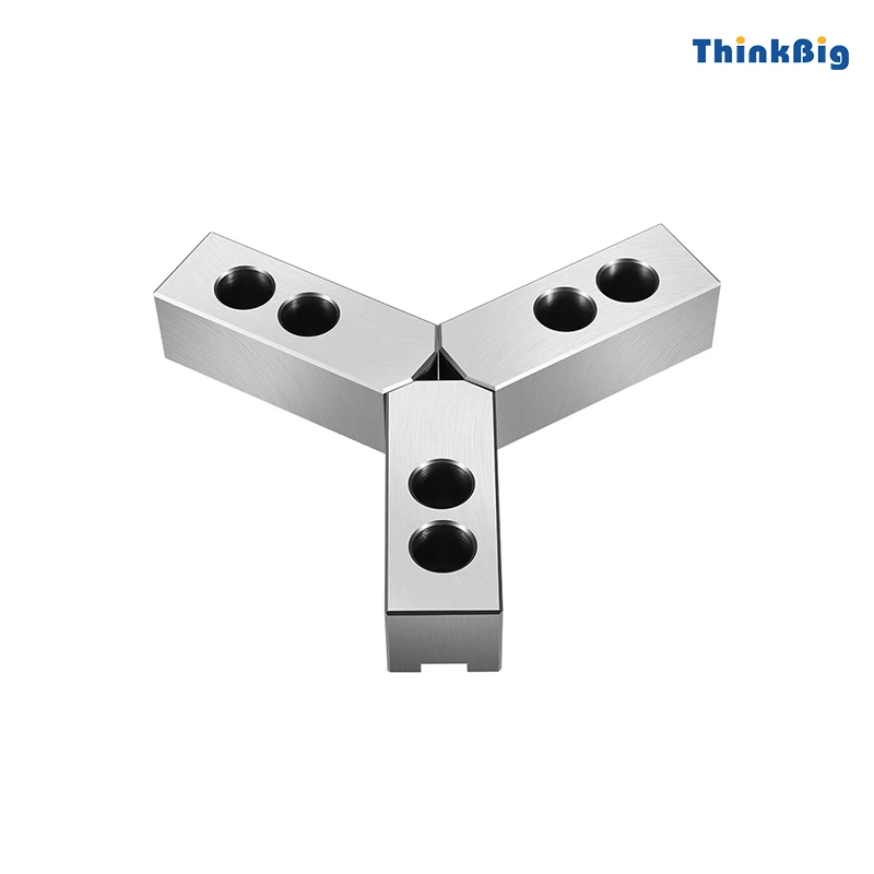 Aluminum Soft Jaw 4 inch Hydraulic Power 3Jaw Chuck For CNC Lathe Accepts Customization