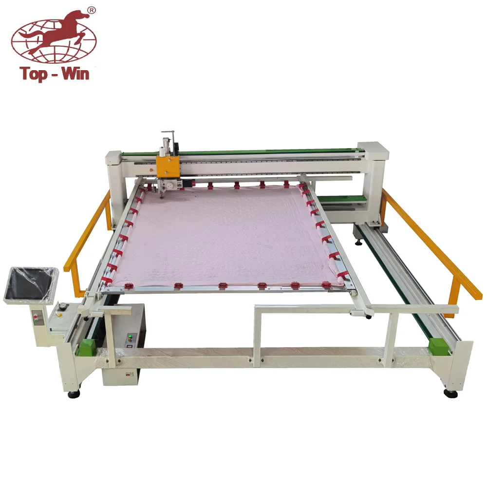 Стеганая швейная машина для одеял, промышленная компьютеризированная машина для стегания с одной иглой, стегания цепей, вышивки макс. шелк