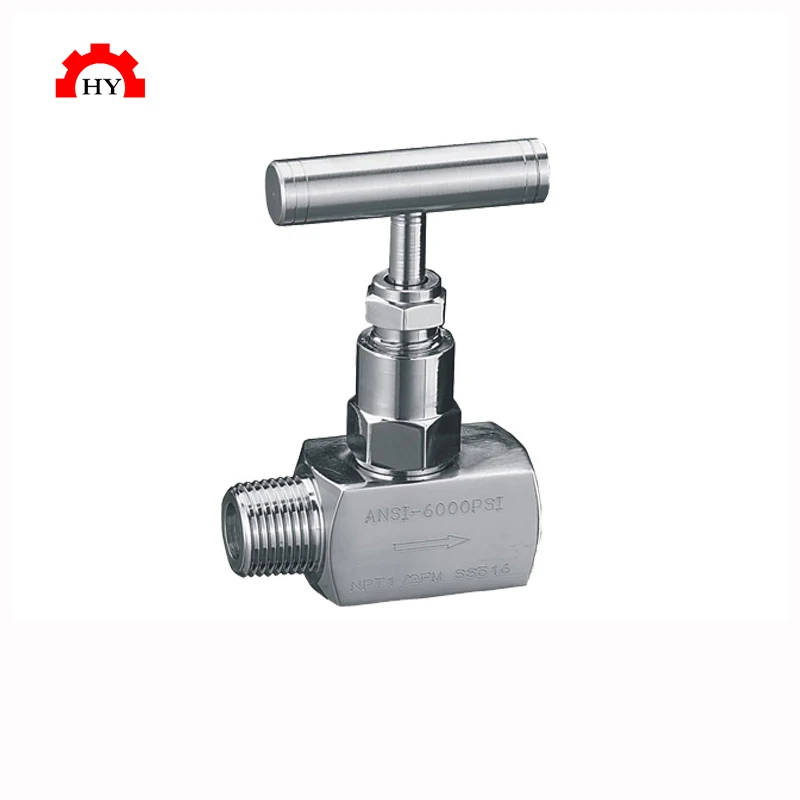  Stainless steel male and female standard gauge needle valve (1/8